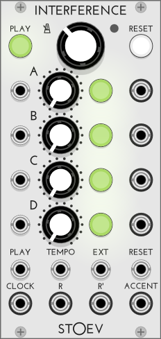 Stoev Interference Eurorack module