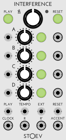 Stoev Interference Eurorack module